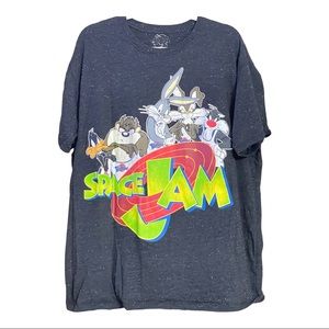 Vintage Space Jam Confetti T Shirt 3XL